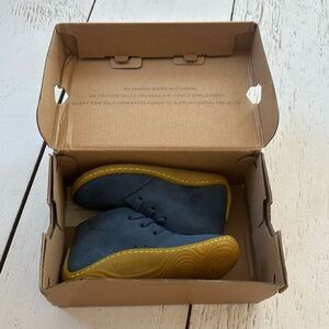 VivoBarefoot Addis Gobi K indigo Leather EU 26 kids barefoot shoes 🦶🏼